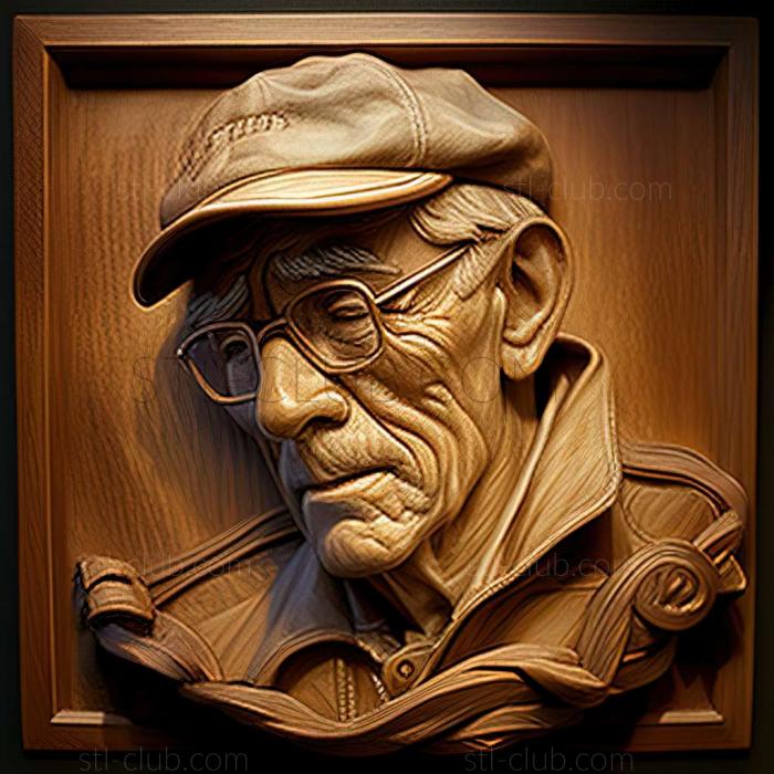 3D model Don Hatfield American artist (STL)